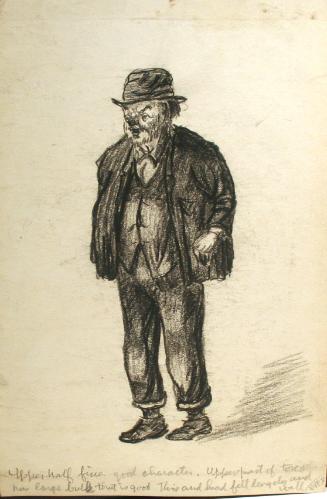 Portly Man with Hat