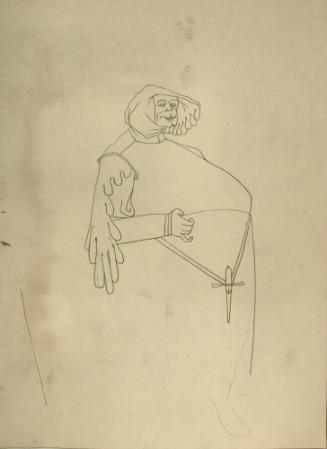 Figure with a Knife Tied in Front