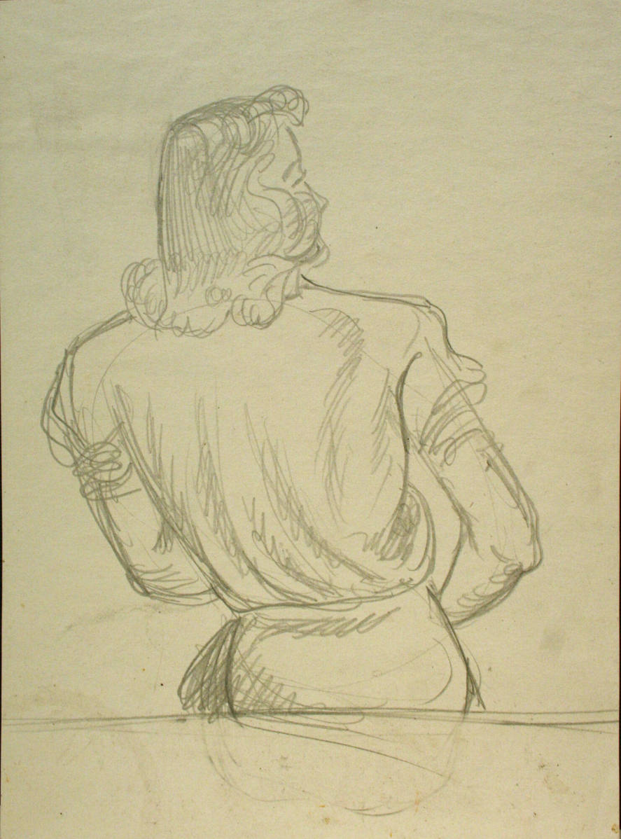 Back of Seated Woman