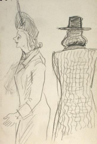 Two Women with Hats