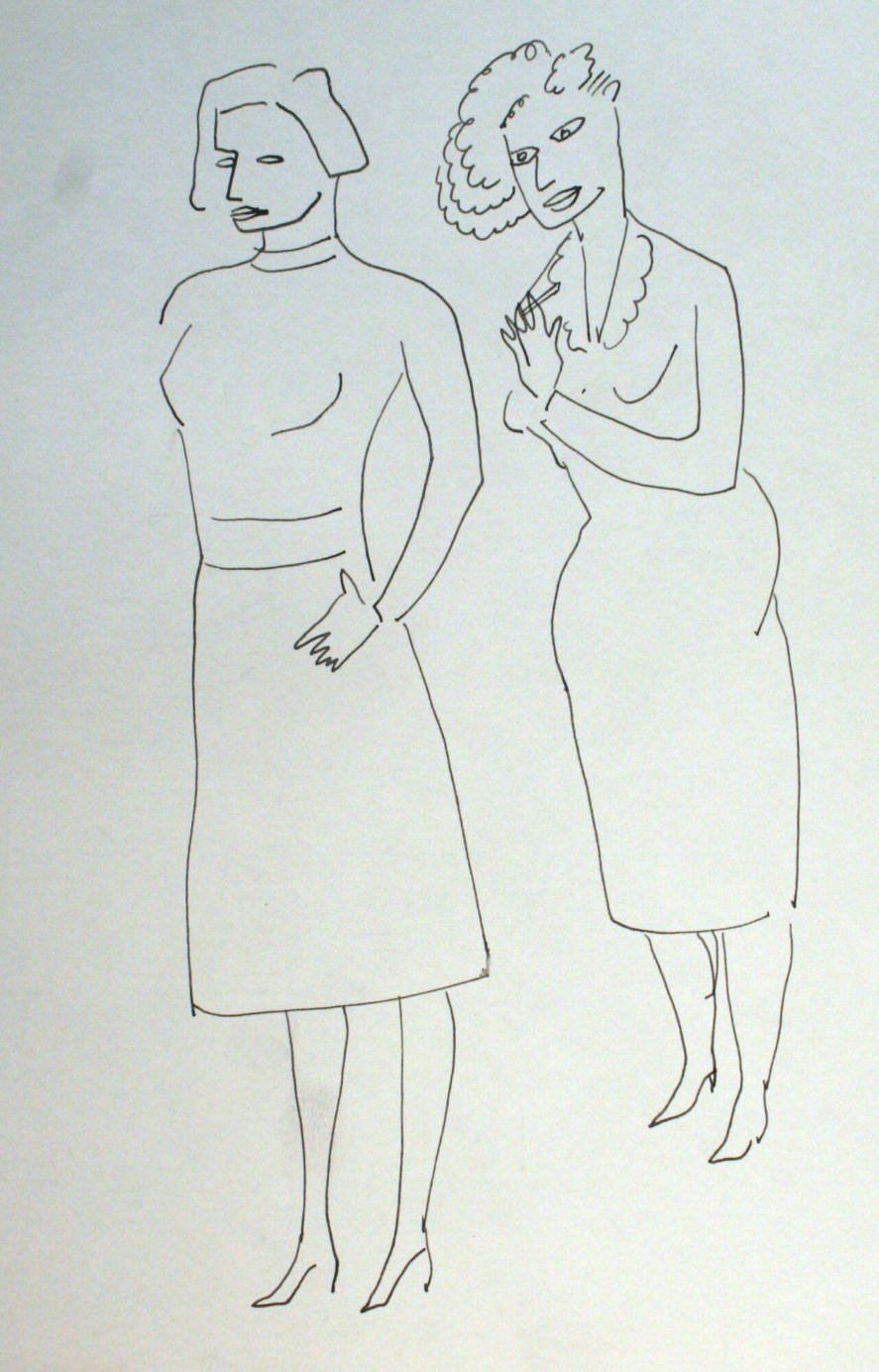 Two Women Talking