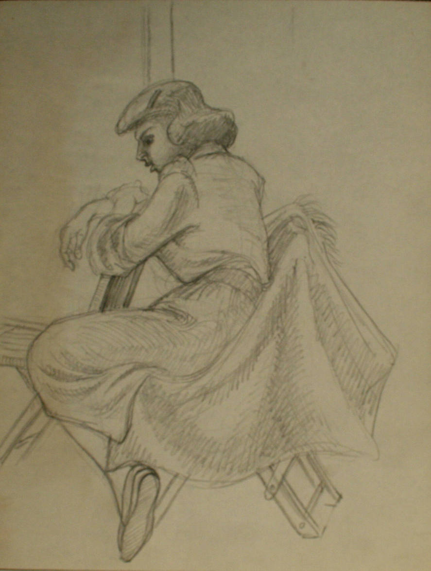 Seated woman