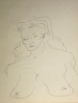 Nude woman from the waist up
