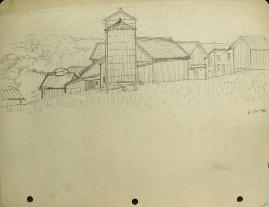 Barns, right side "6-16-46"