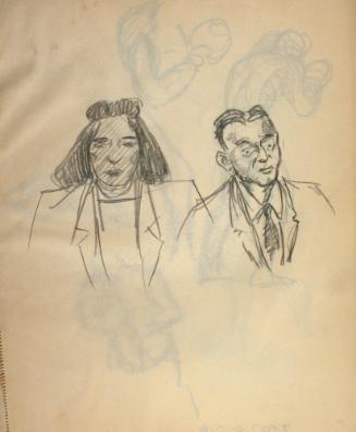 Woman and man with coat and tie