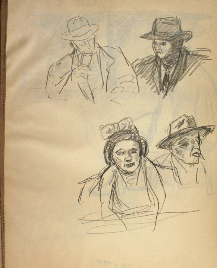 3 men in hat and 1 woman in hat