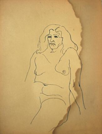 Nude woman from the front