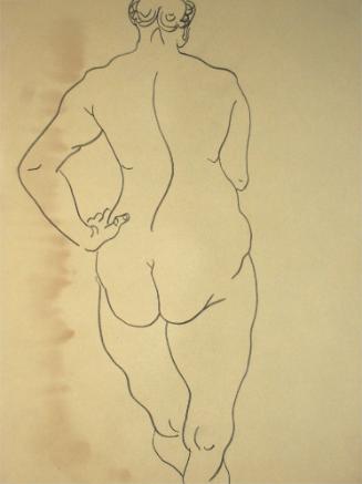 Nude woman from the rear