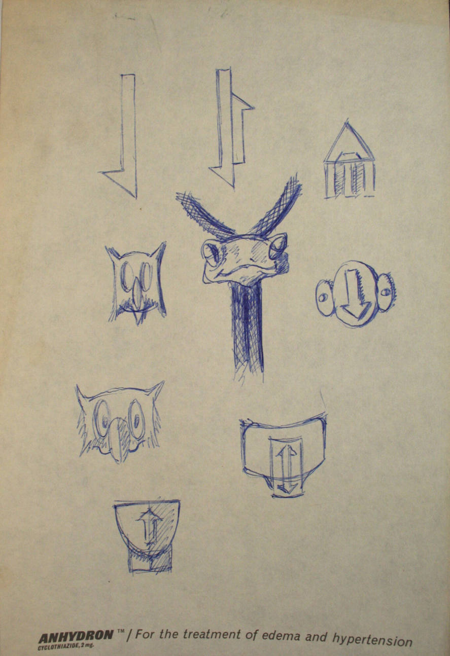 9 designs, 2 owl heads, 4 arrows, etc