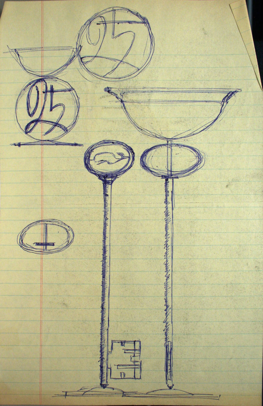 Various designs including 2 number "25"'s in circles