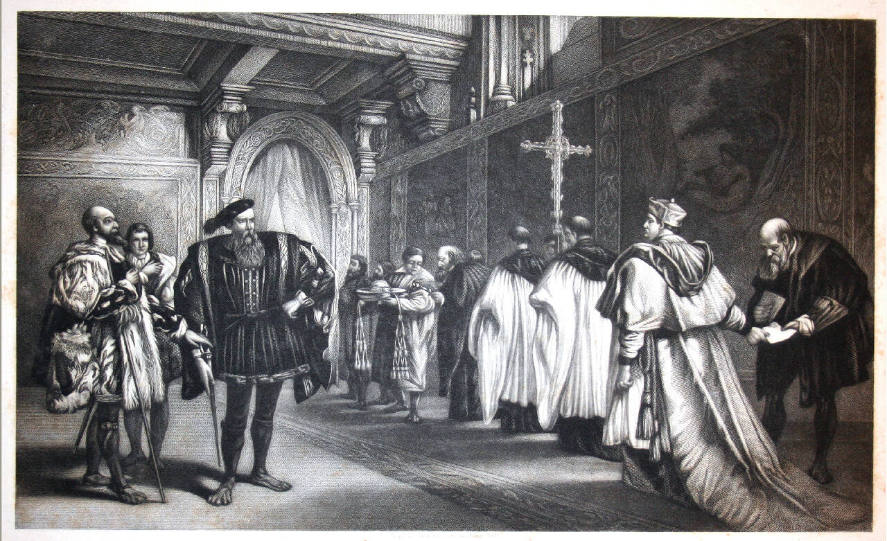 Cardinal Wolsley and Duke of Buckingham