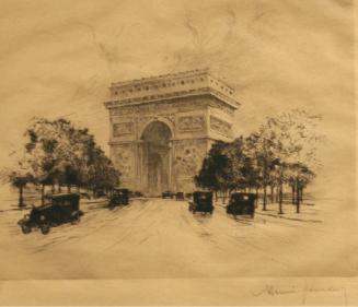 The Arc de Triomphe