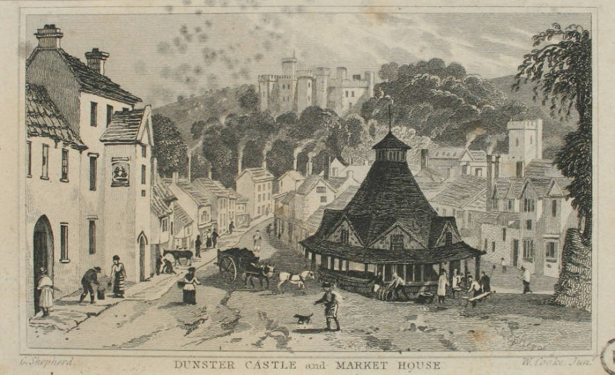 Dunster Castle and Market House