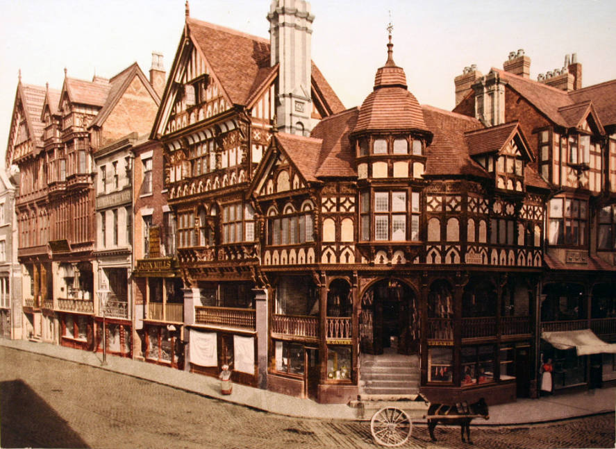 Street Corner with Horse and Carriage