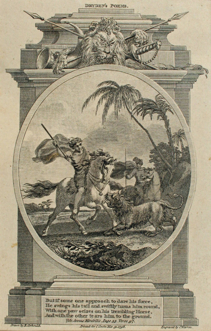 Dryden's Poems (Frontispiece)