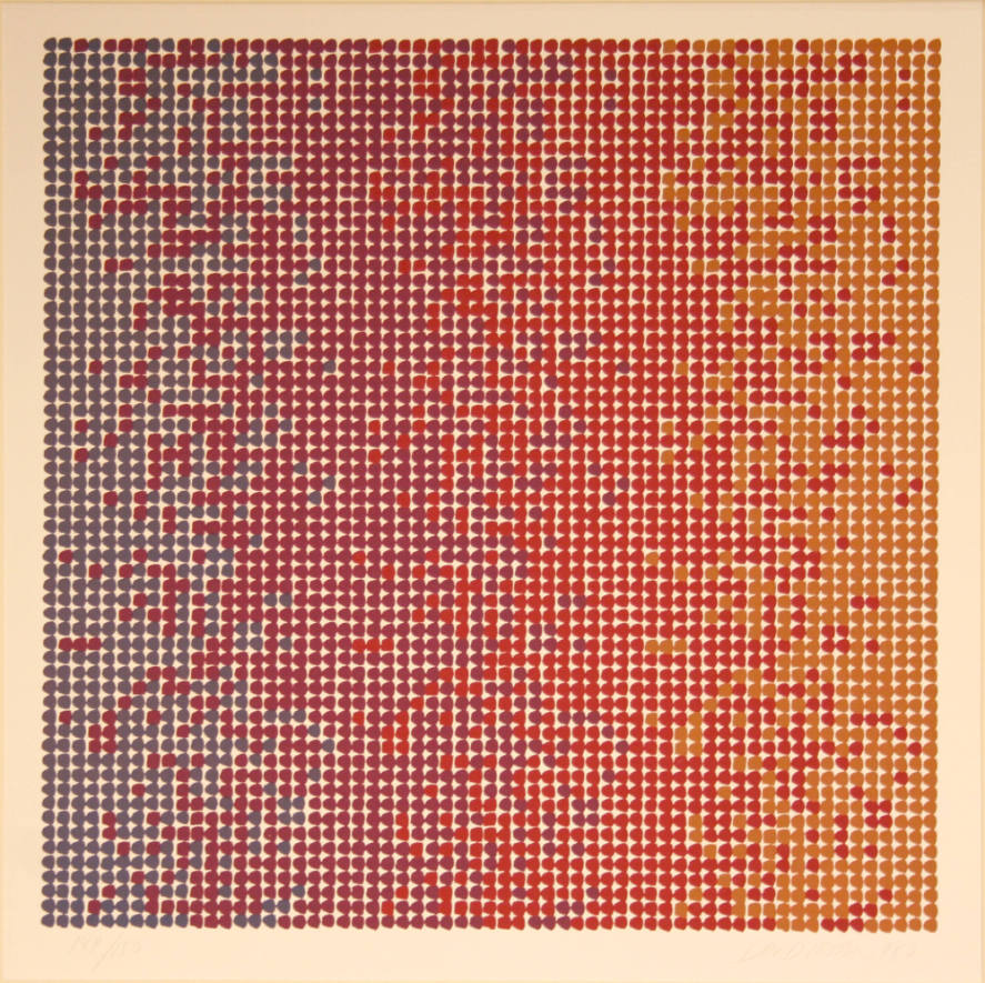 Untitled (Blue, Purple, Maroon)