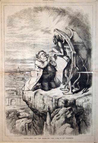 "Satan Don't Get Thee Behind Me" from Harper's Weekly, August 17, 1872