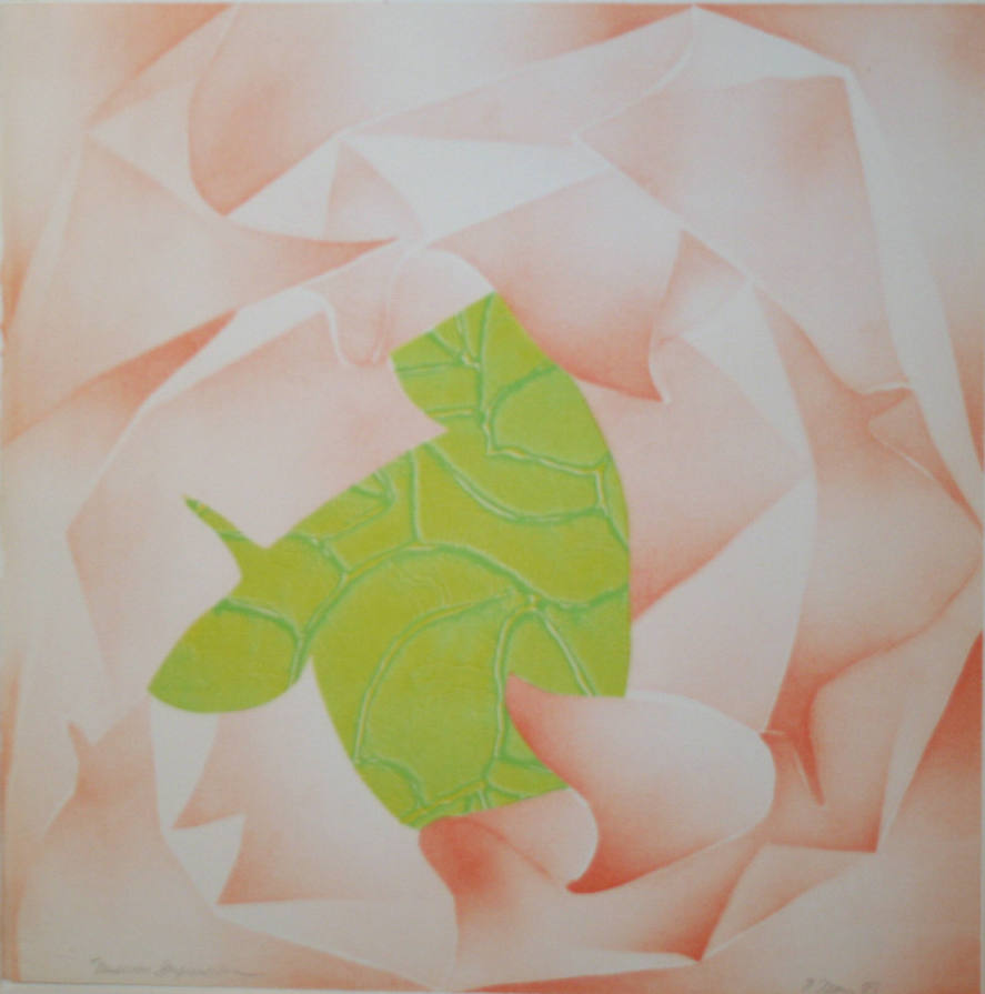 Untitled (pink, green, yellow)