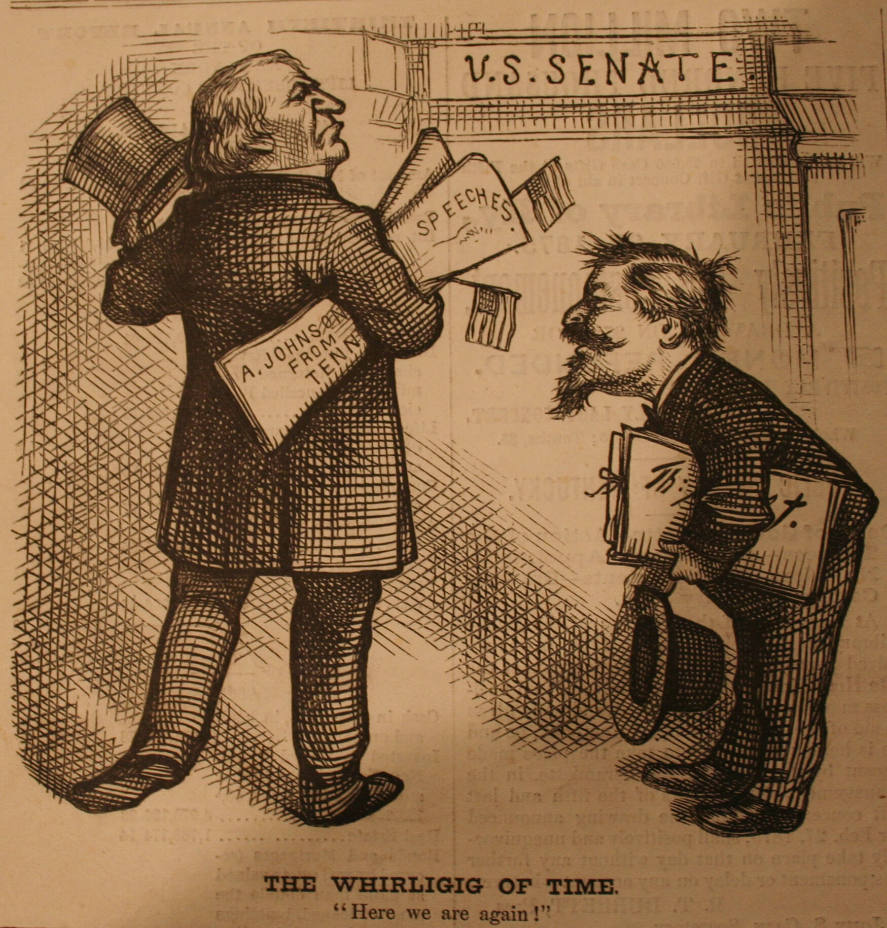 "The Whirligig Of Time" from Harper's Weekly, February 20, 1875