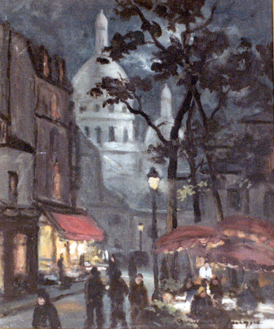 Place du Tertre, La Nuit