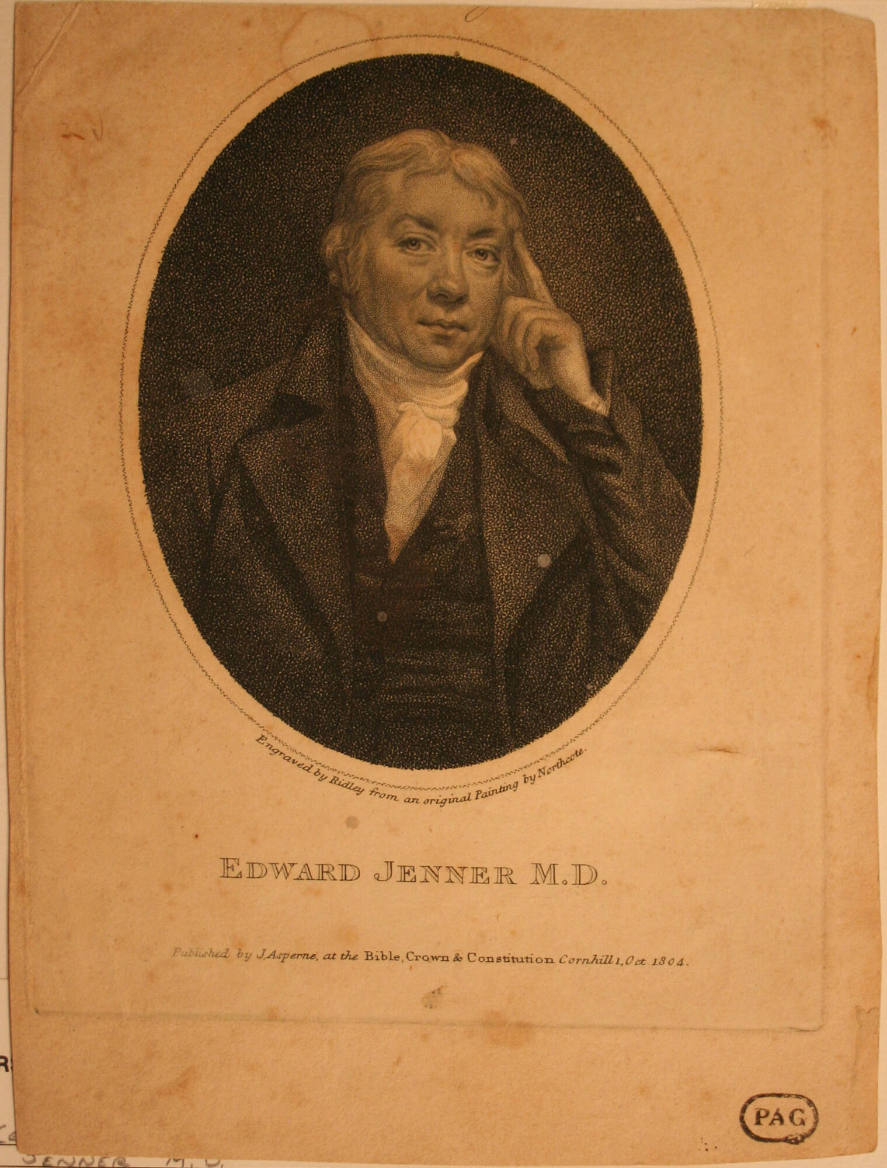 Portrait of Edward Jenner, M.D.