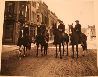 Four Boys On Horses