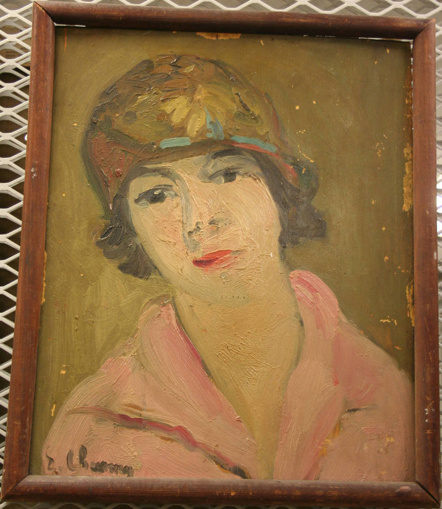 Femme Au Chapeau