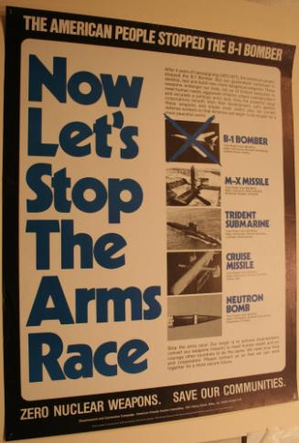 Now Let's Stop The Arms Race