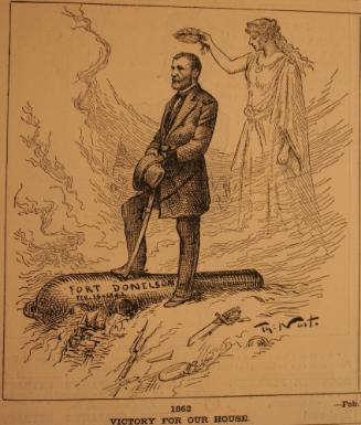 "1862 Victory For Our House" from Harper's Weekly, March 7, 1885