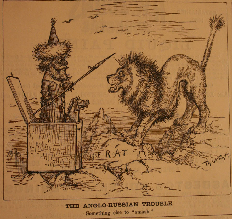 "The Anglo-Russian Trouble" from Harper's Weekly, March 14, 1885