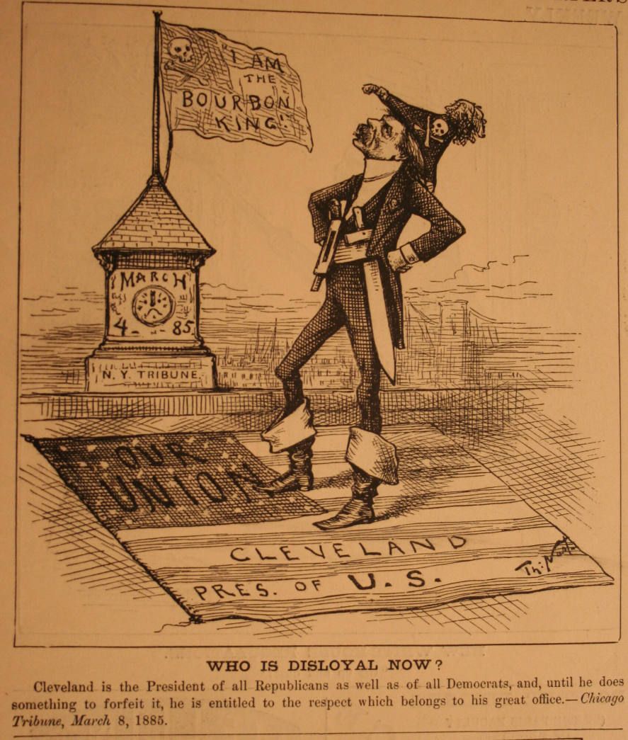 "Who Is Disloyal Now?" from Harper's Weekly, March 21, 1885