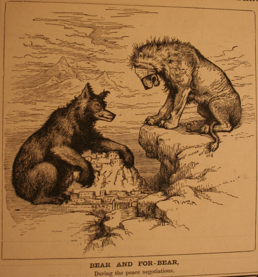 "Bear, And For-Bear" from Harper's Weekly, June 6, 1885