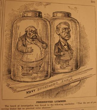 "Preserved Lumber" from Harper's Weekly, June 20, 1885