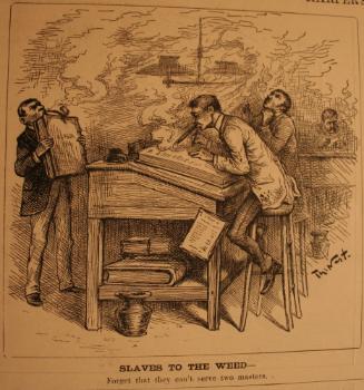 "Slaves to the Weed" from Harper's Weekly, January 16, 1886