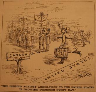 "The Feeling Against Annexation" from Harper's Weekly, July 18, 1885