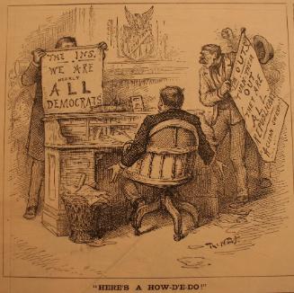 "Here's A How-D'E-Do!" from Harper's Weekly, September 19, 1885