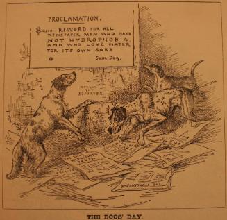 "The Dogs' Day" from Harper's Weekly, January 30, 1886