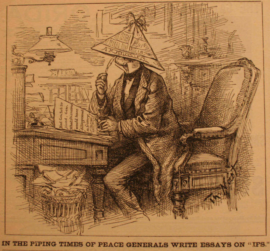 "In The Piping Times of Peace" from Harper's Weekly, February 13, 1886