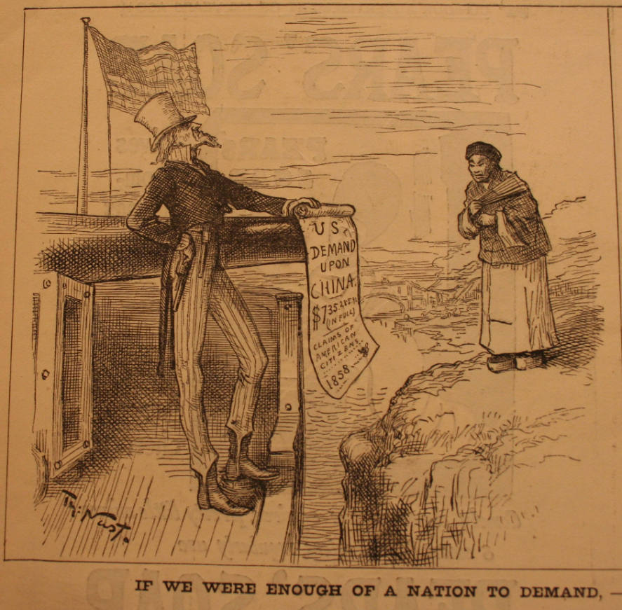 "If We Were Enough Of A Nation" from Harper's Weekly, March 20, 1886