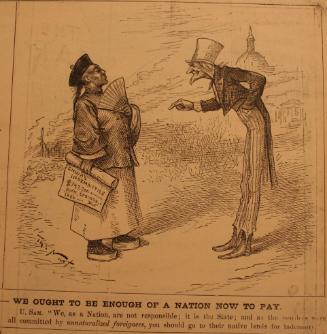 "We Ought To Be Enough Of A Nation" from Harper's Weekly, March 20, 1886