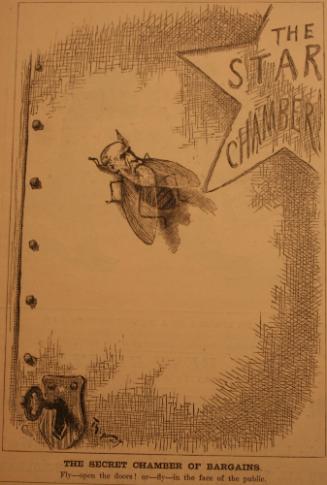 "Secret Chambers of Bargains" from Harper's Weekly, March 20, 1886