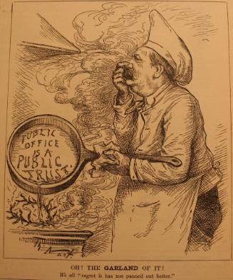 "Oh! The Garland Of It" from Harper's Weekly, May 15, 1886