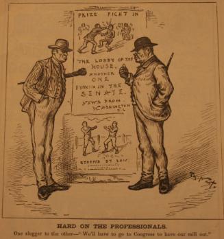 "Hard On The Professionals" from Harper's Weekly, July 31, 1886