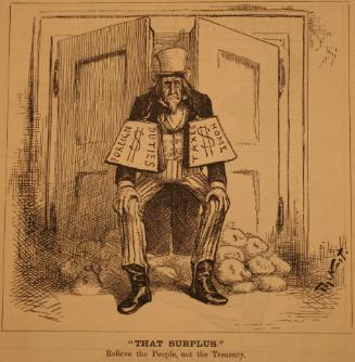 " 'That Surplus' " from Harper's Weekly, July 31, 1886