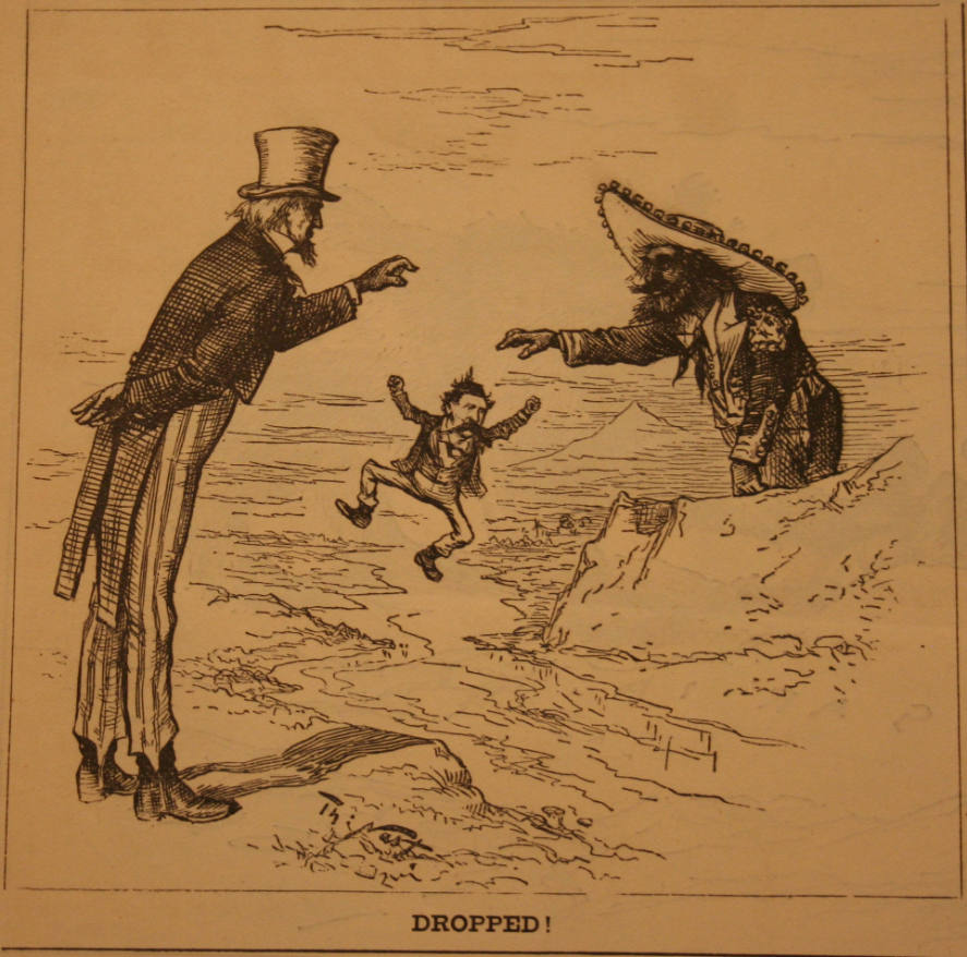 "Dropped!" from Harper's Weekly, September 4, 1886