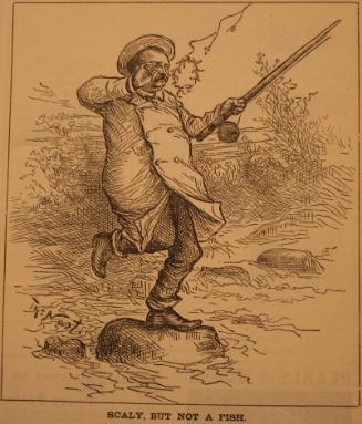 "Scaly But Not A Fish" from Harper's Weekly, September 11, 1886