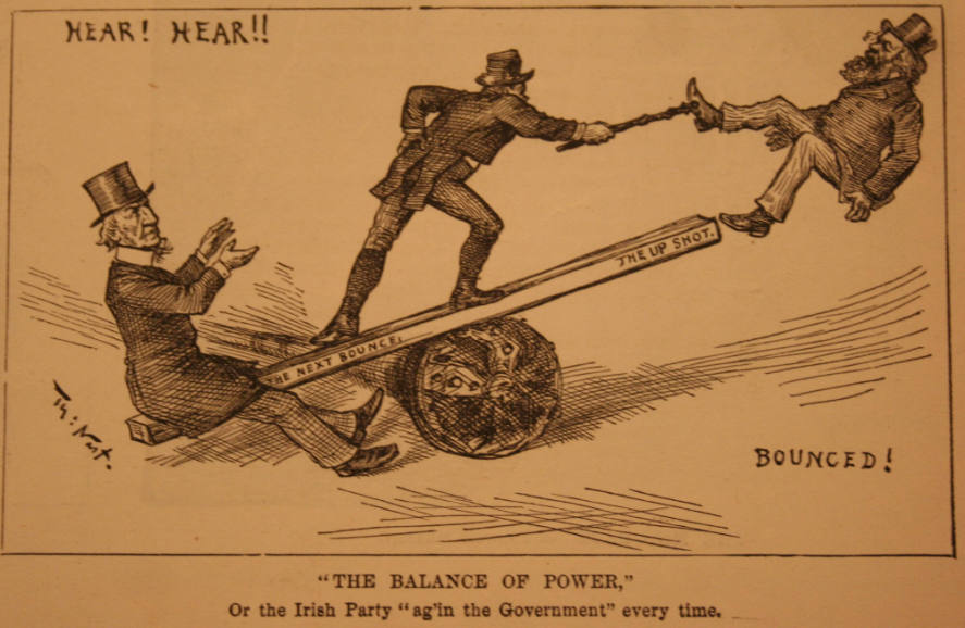 "The Balance of Power" from Harper's Weekly, February 6, 1886