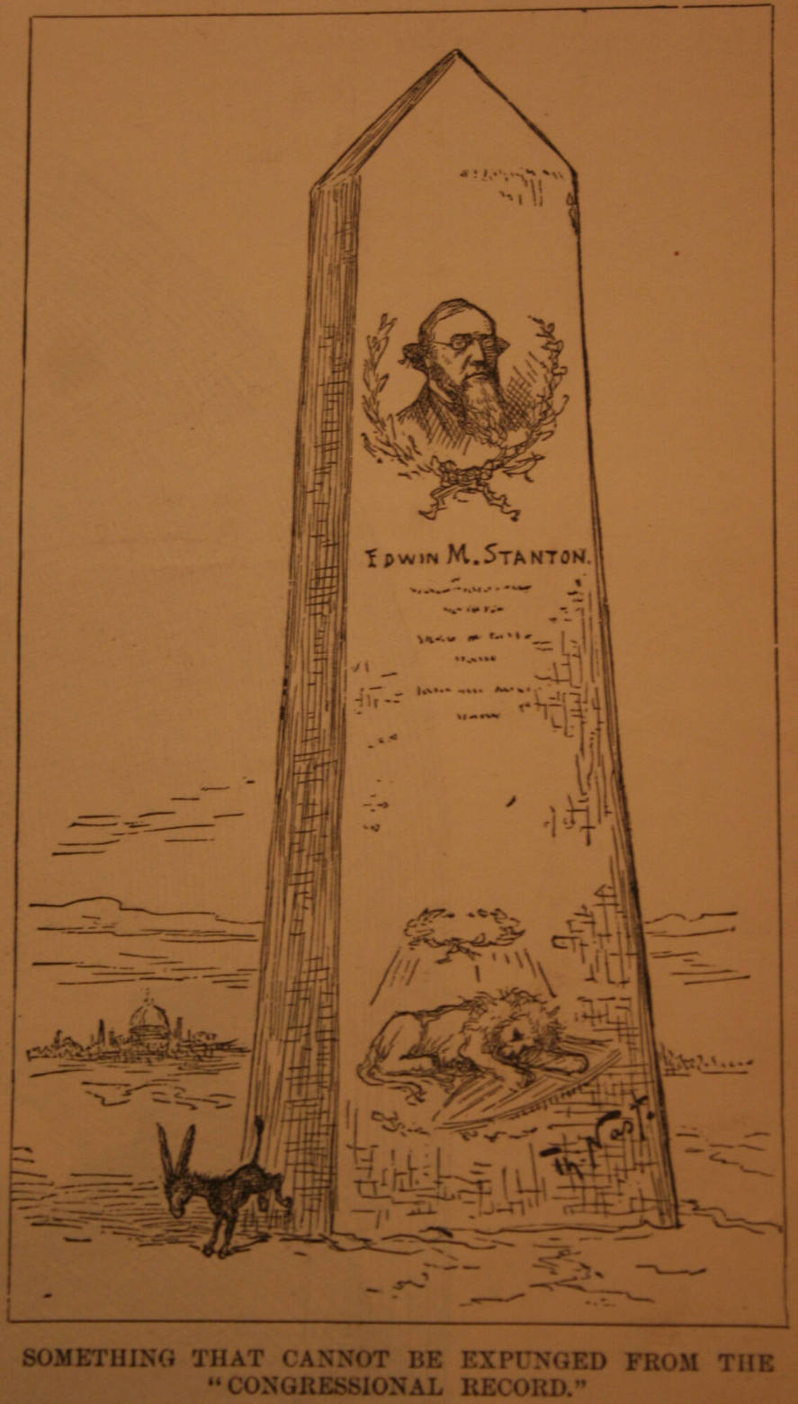 "Something That Cannot Be Expiring" from Harper's Weekly, June 19, 1886