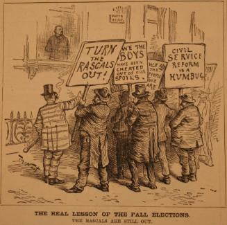 "Real Lesson Of Fall Elections" from Harper's Weekly, November 20, 1886