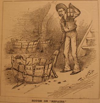 "Rough On 'Repairs'" from Harper's Weekly, June 13, 1885